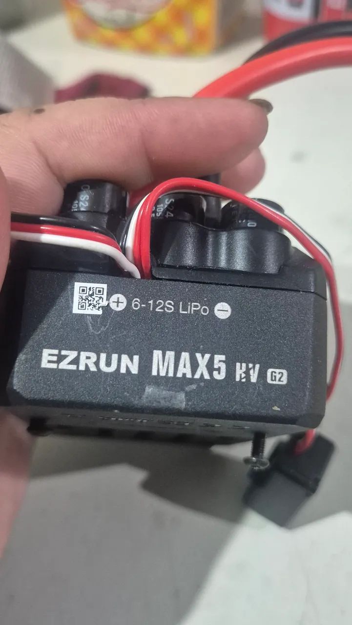 Rc Automodelo Esc Hobby wing Max 5 g2 12s usado 2x - Foto 2