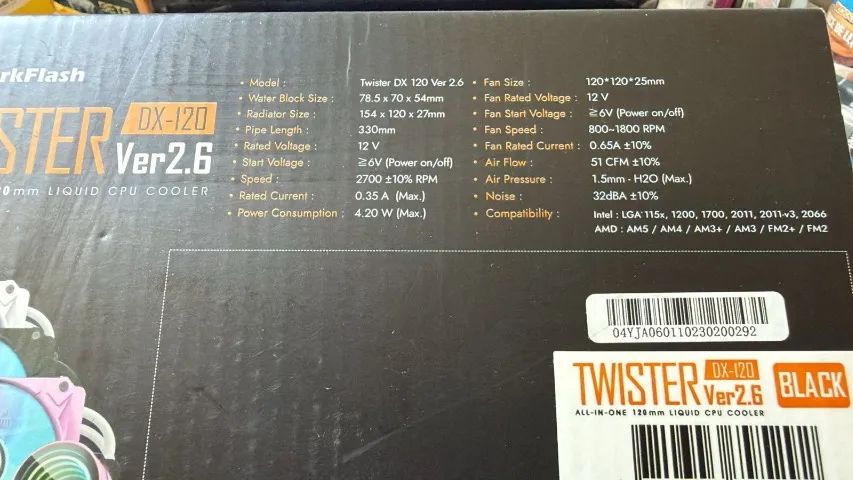 TWISTER Ver2.6 CPU COOLER LIQUID - Foto 3