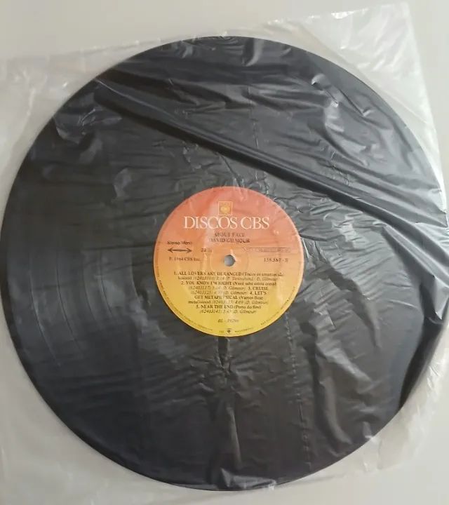 LP - David Gilmour - About Face - Foto 5