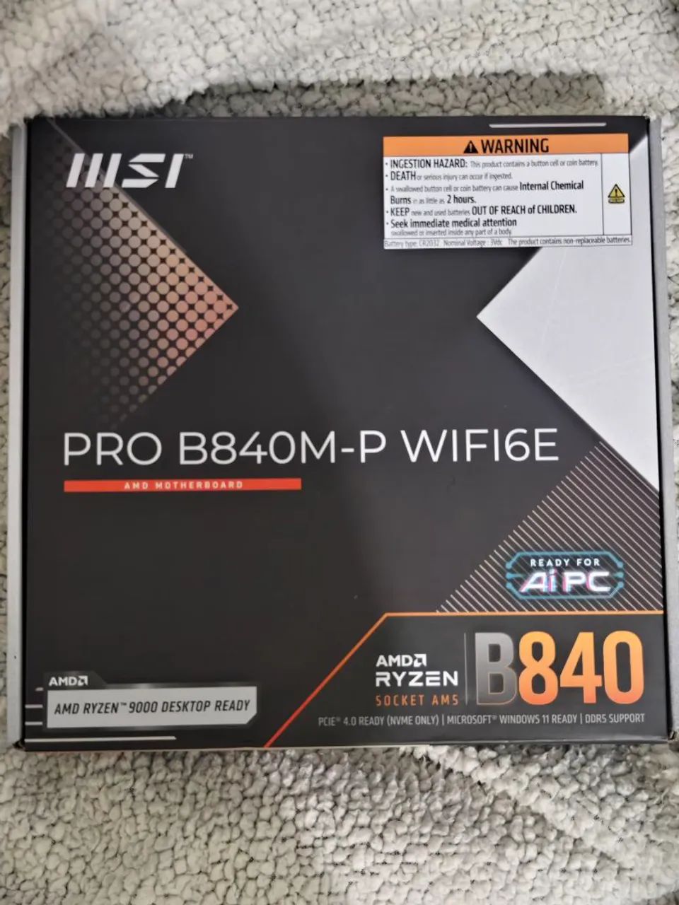Placa mãe MSI B840M-P M-ATX Wi-fi - Foto 2