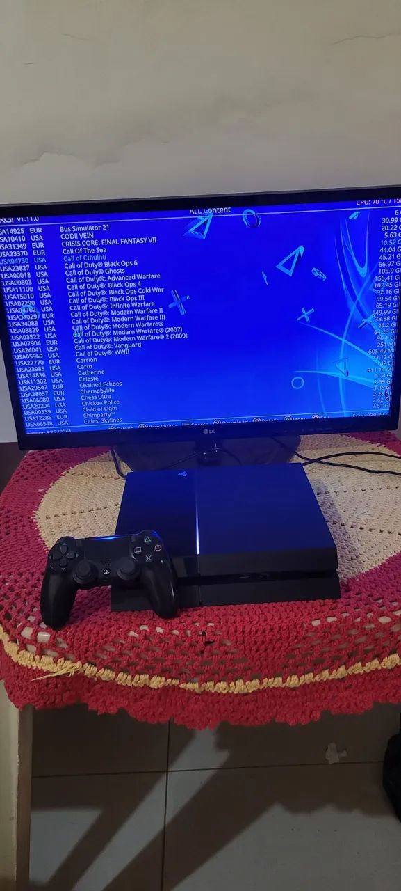 Ps4 Desbloqueado com jogos !! - Foto 4