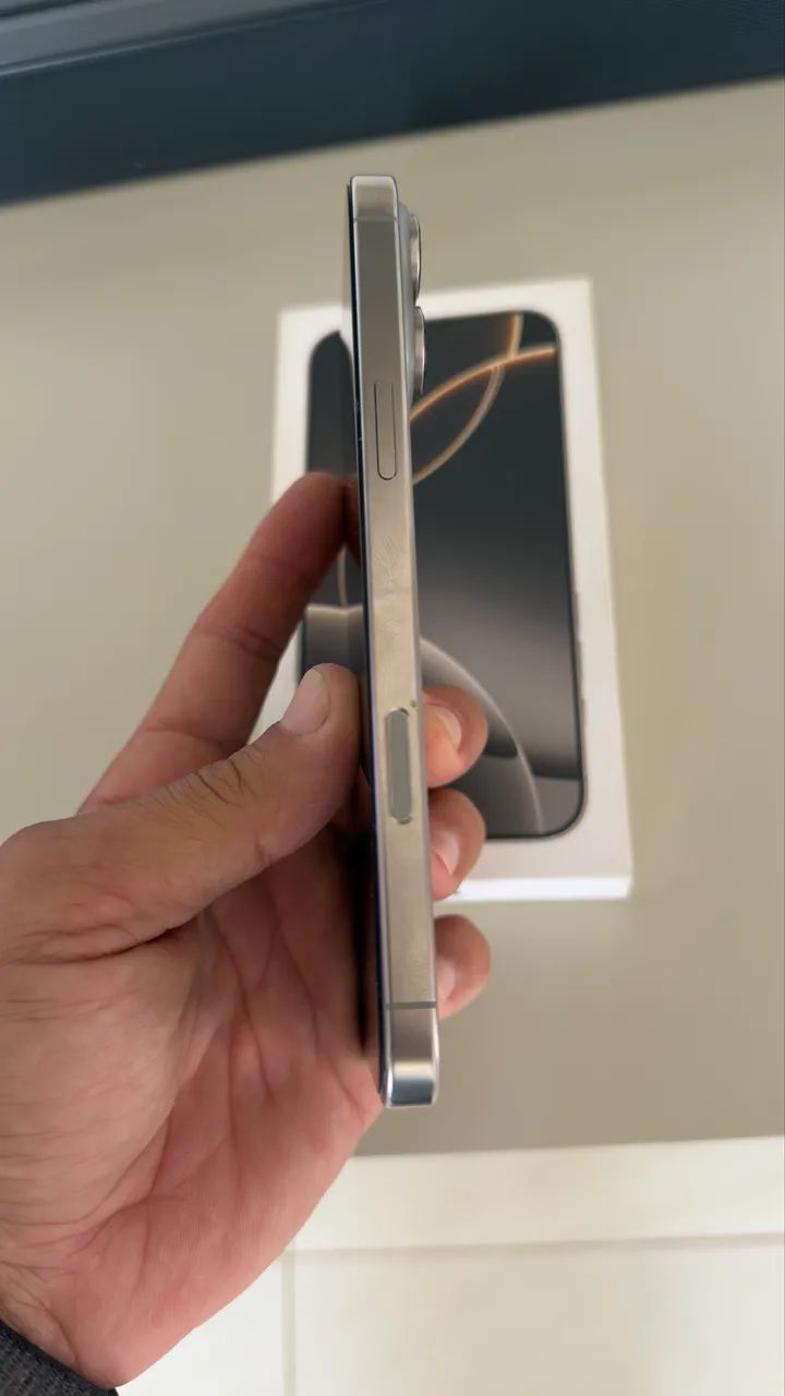 iPhone 16 pro Max zero Pego troca passo cartão  - Foto 3
