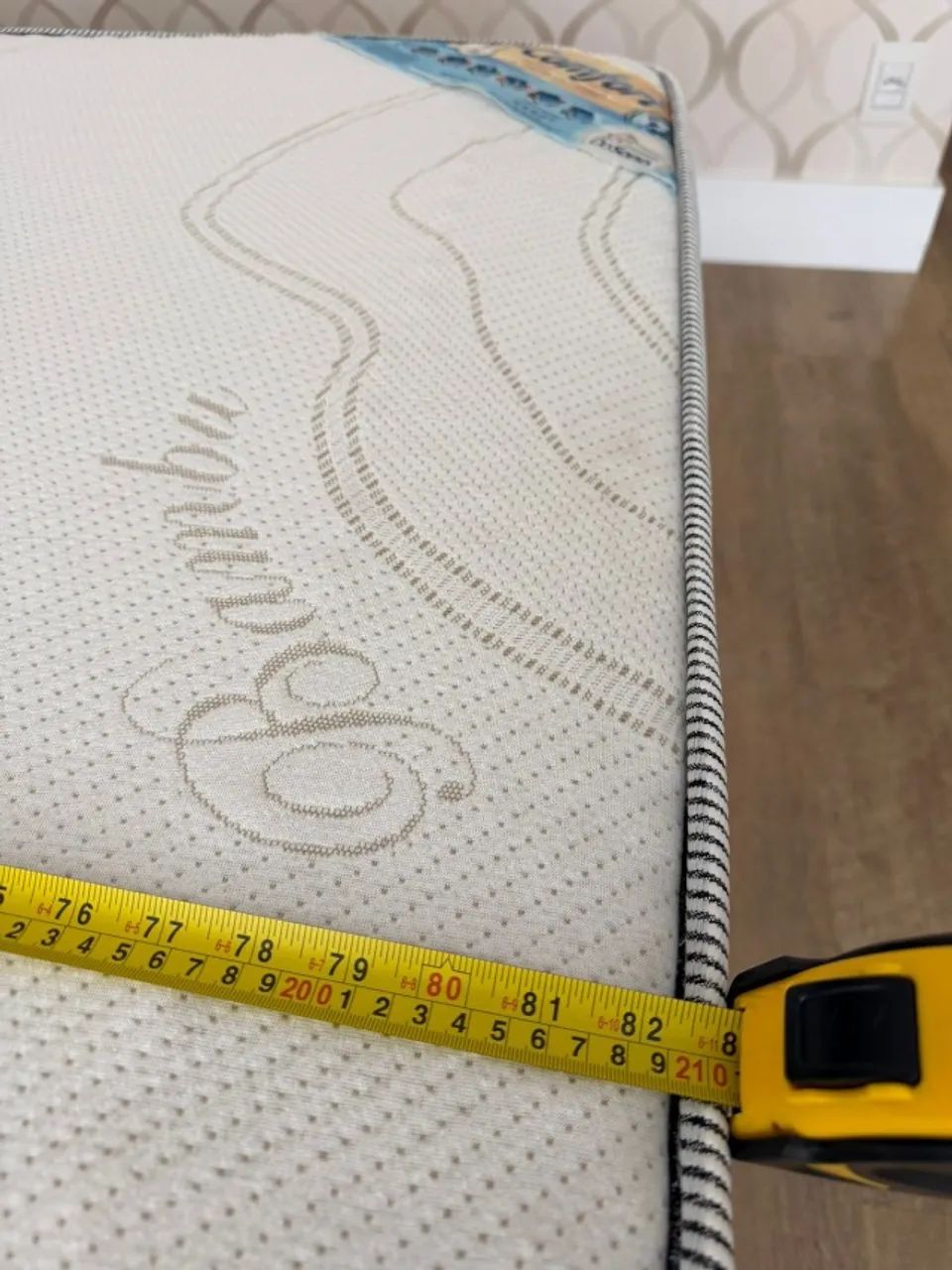 Cama Box Queen Alongada 2,10 m | Colchão + Box | Excelente Estado - Foto 5