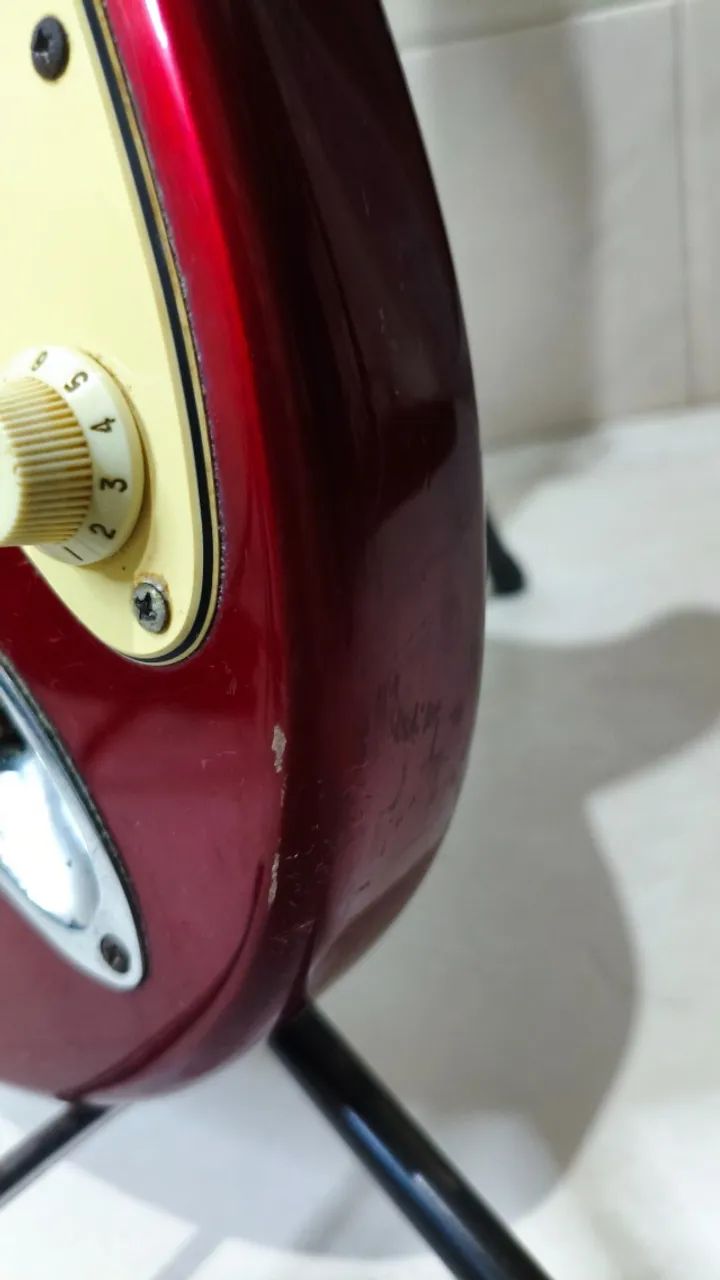 Guitarra Eagle Stratocaster Vermelha + Capa | Funcionando Perfeitamente - Foto 2