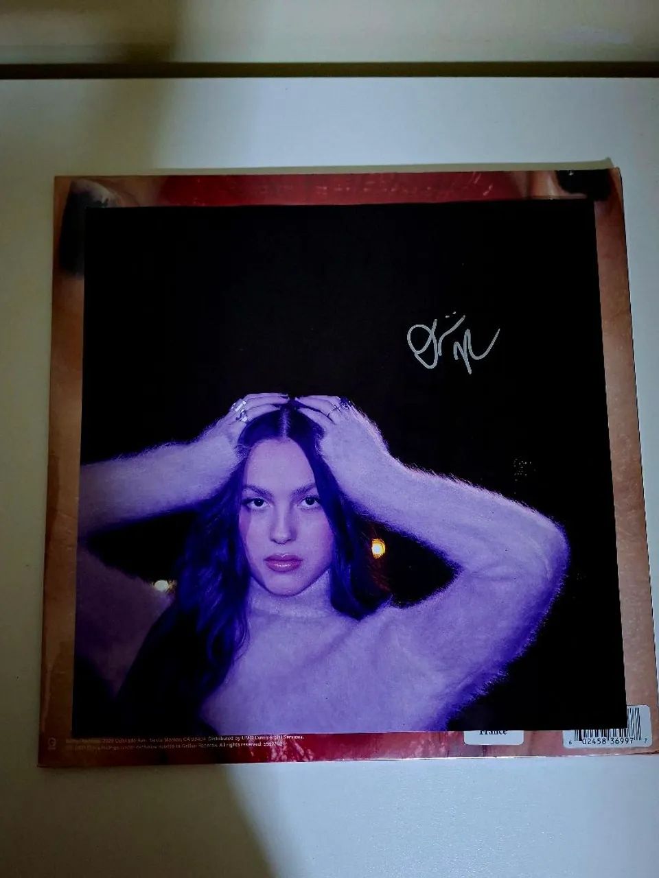 VINIL AUTOGRAFADO GUTS OLIVIA RODRIGO