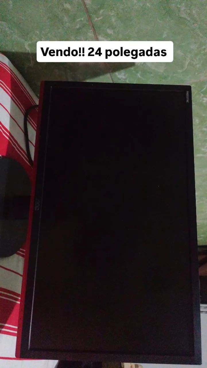 Vendo monitor 24 polegadas com alto falante 