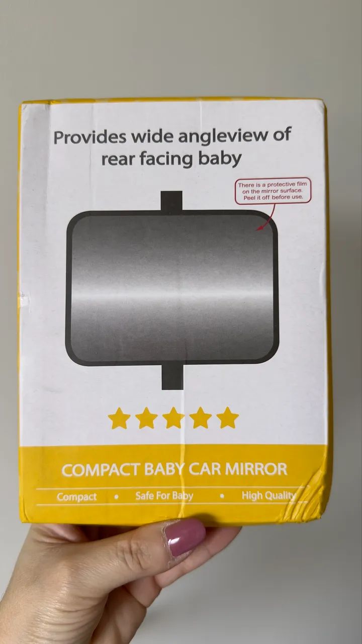 Espelho retrovisor de carro para bebê 