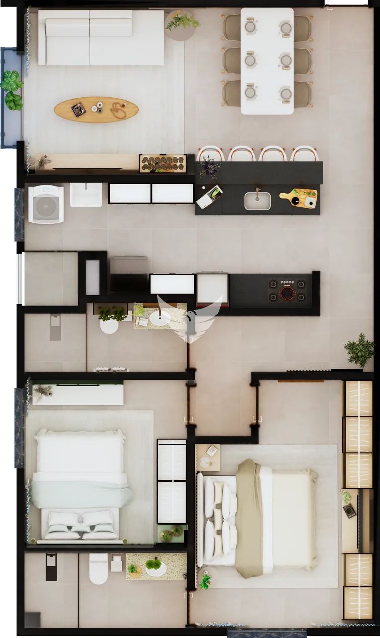 Lake Boulevard - Apartamento na planta - Foto 2