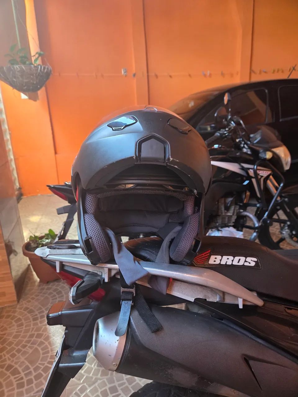 Capacete PRETO Escamoteavel Protork Tam60
