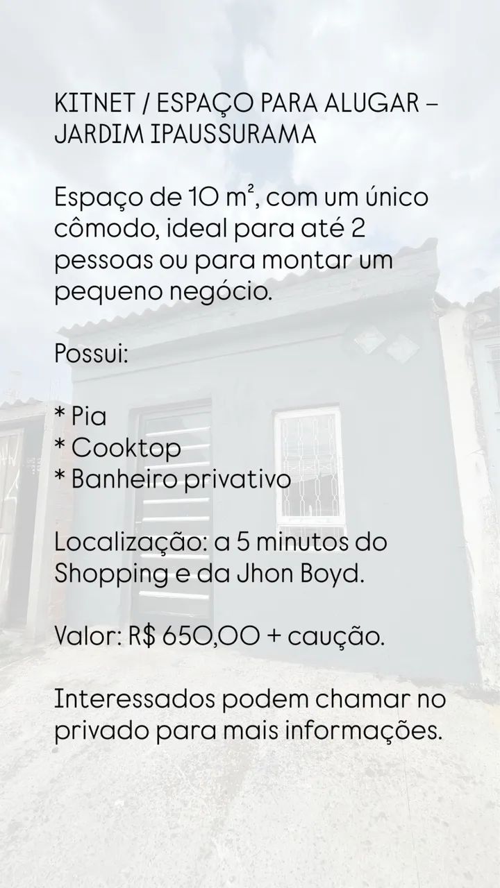 Kitnet / casa 