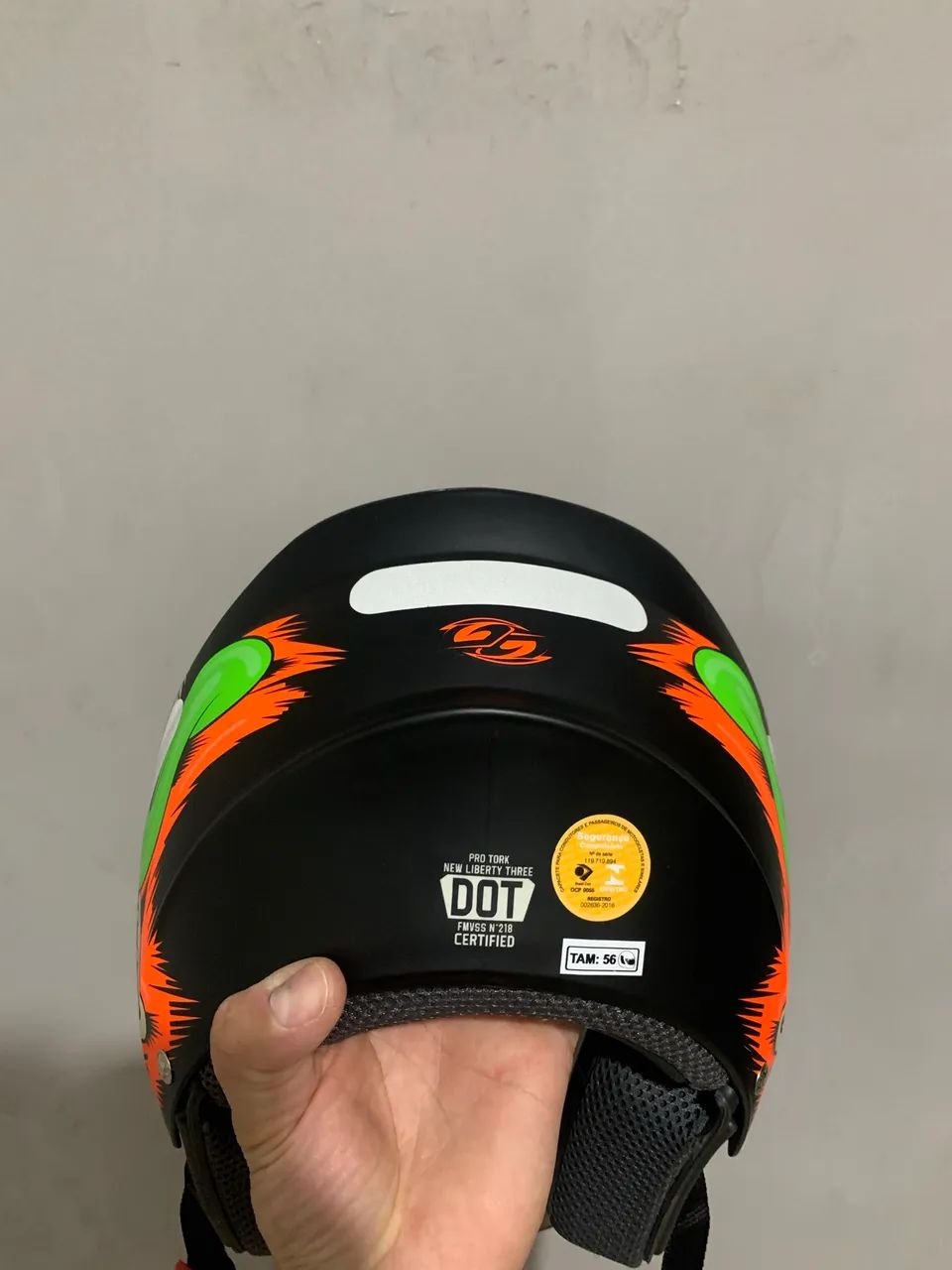 Capacete pro tork aberto  - Foto 5