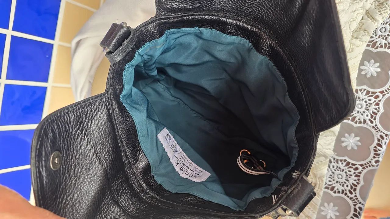 Bolsa uncle k - Couro - Foto 3