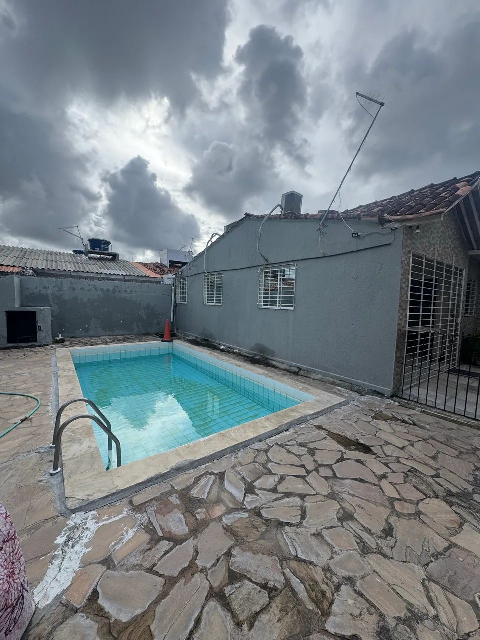 Chalé com piscina 