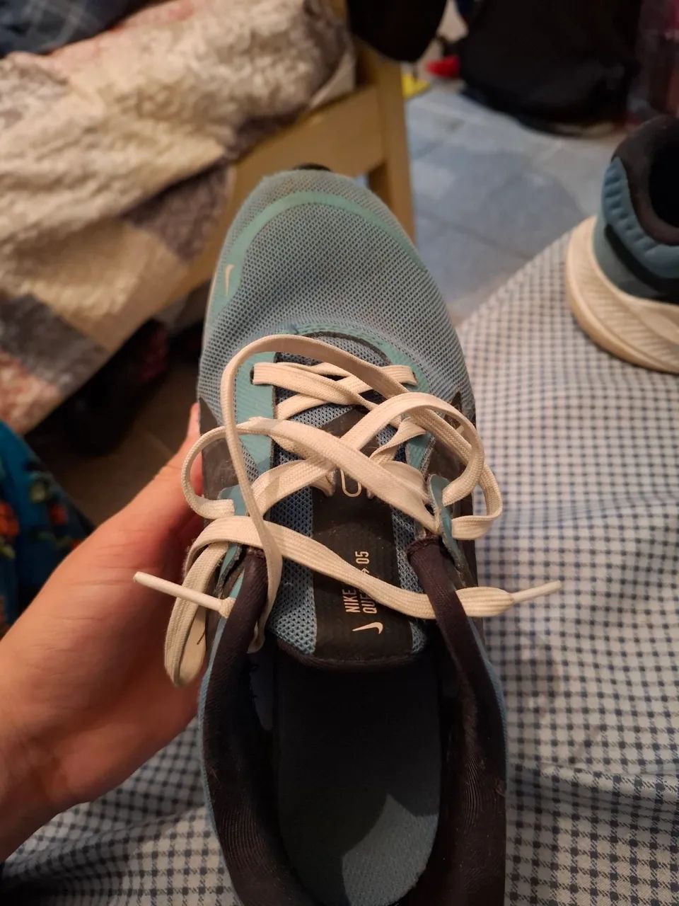 Tênis Nike  azul com preto  - Foto 2