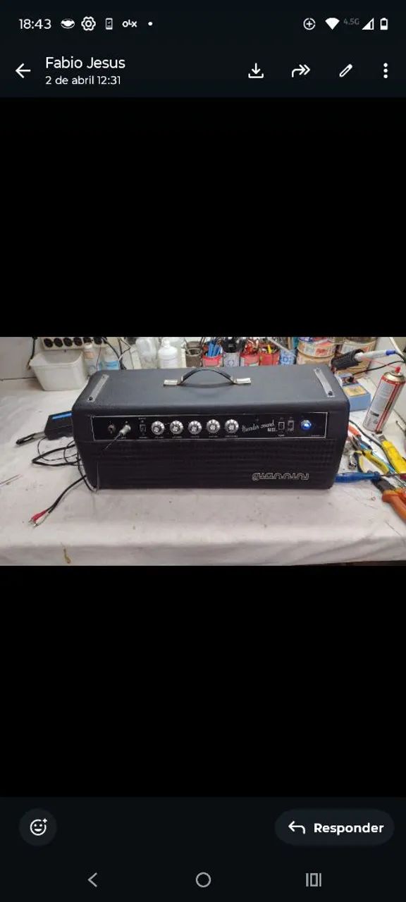 Amplificador Giannini Thundersound Fender Bassman - Foto 5