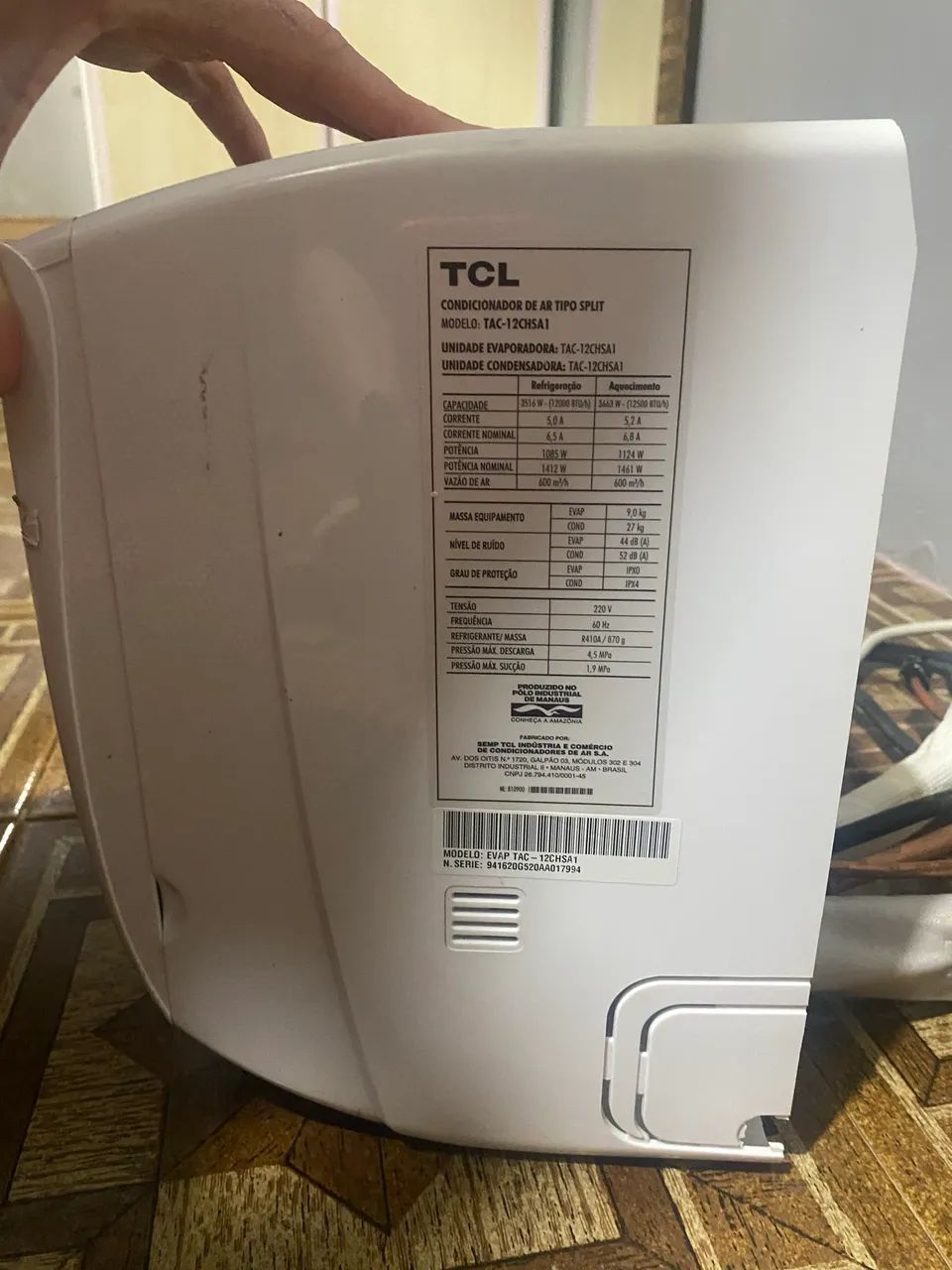 Ar-Condicionado TCL 12.000 BTUs