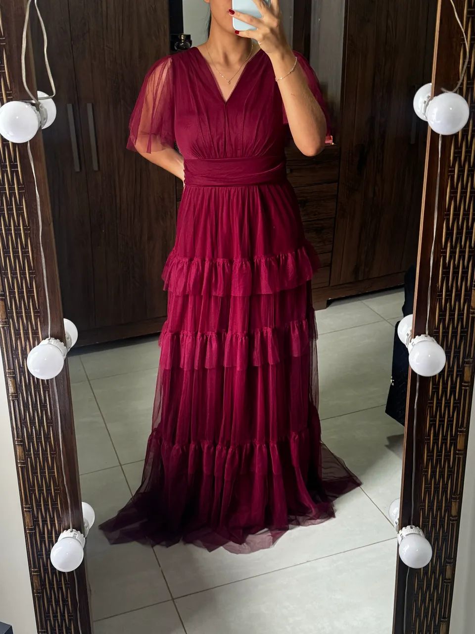 Vestido de Madrinha Marsala - Foto 2