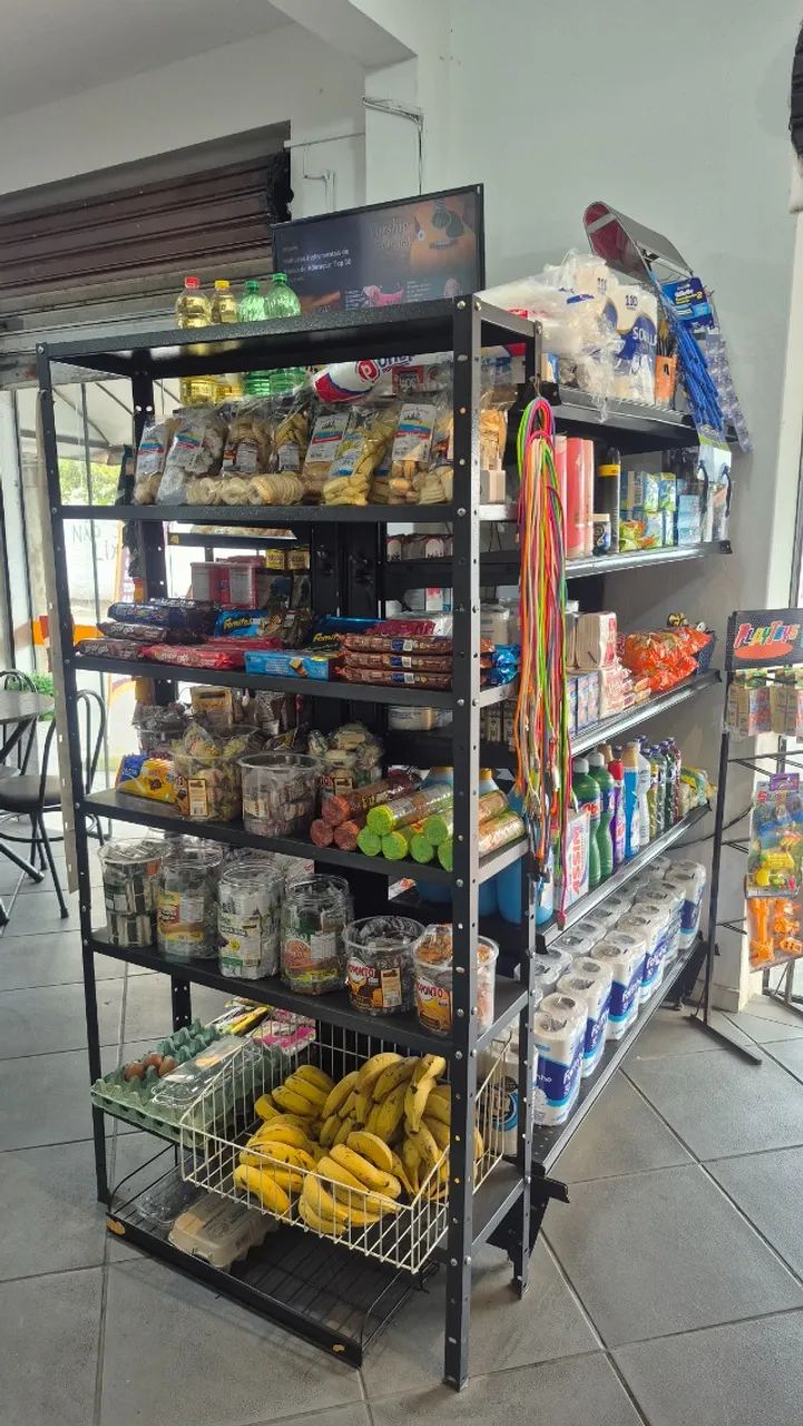 Prateleira / Gôndola de aço para mercado / padaria / comércio - Foto 3