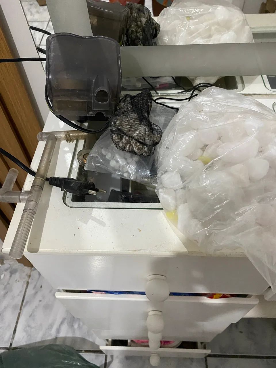 Aquário 30 cm com acessórios  - Foto 4