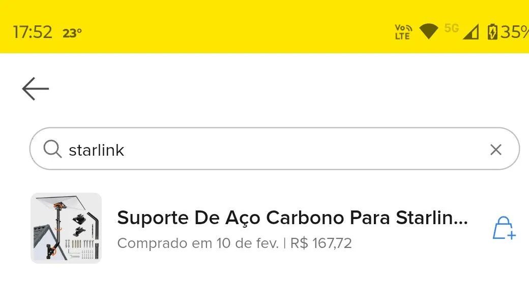 Antena StarLink V4 Standart kit, com suporte para instalação - Foto 5