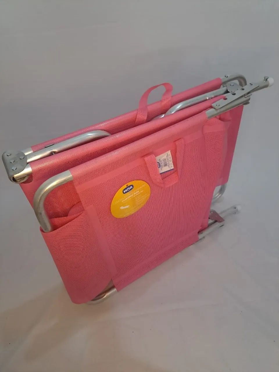 cadeira espreguiçadeira de alumínio mor rosa - Foto 2