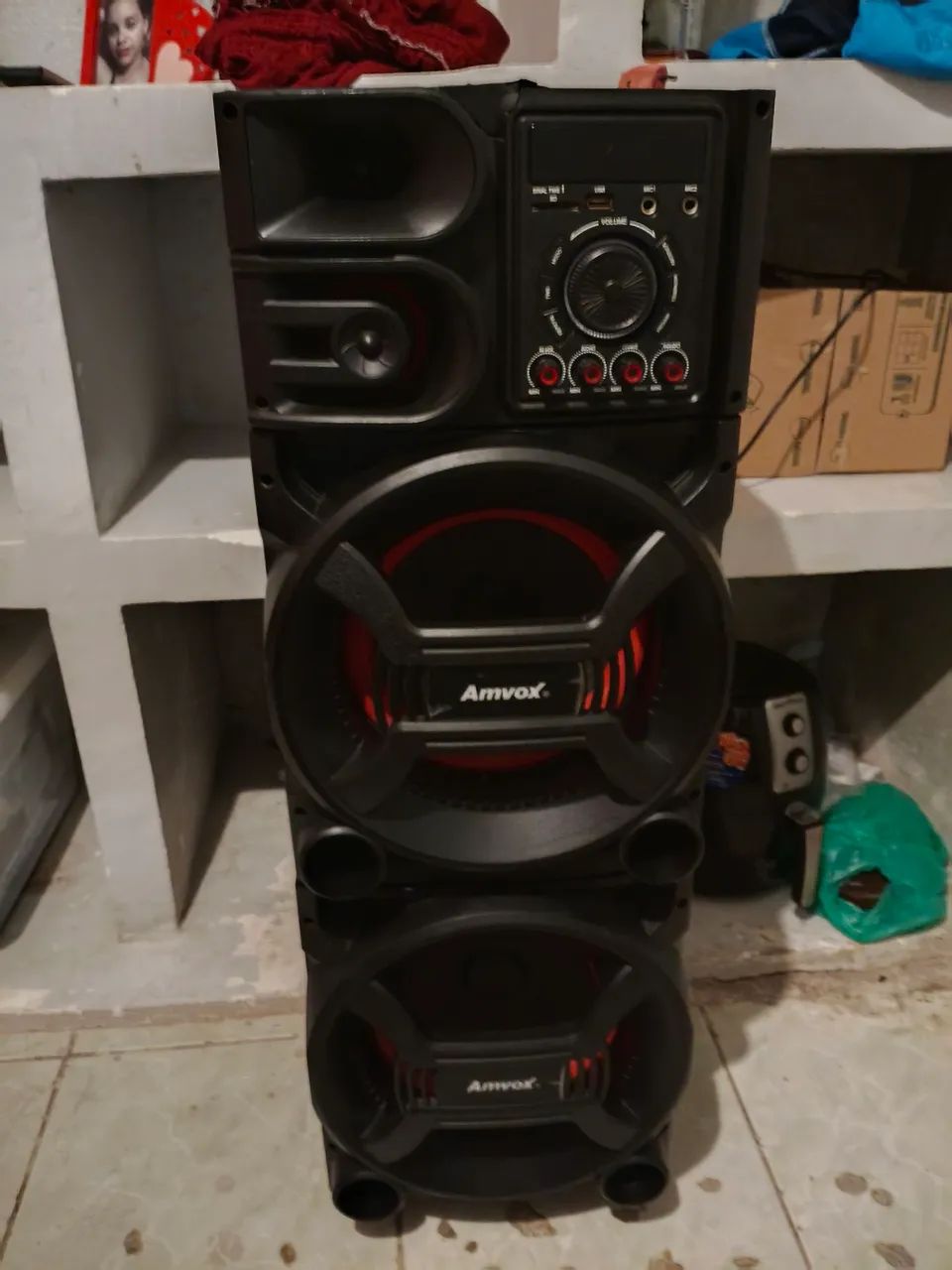 Caixa amplificada anvox de 1000wt - Foto 2