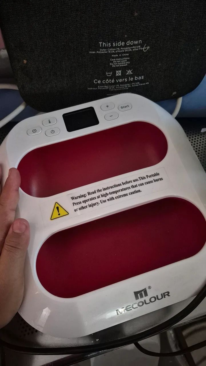 Prensa para sublimação com réguas para camiseta - Foto 4