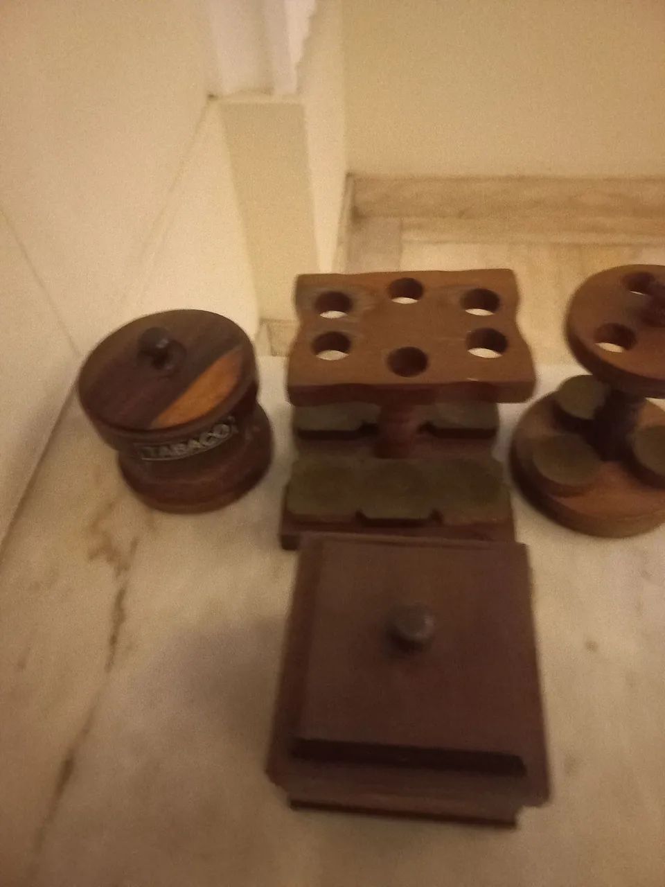 Kit porta cachimbo antigo - Foto 5