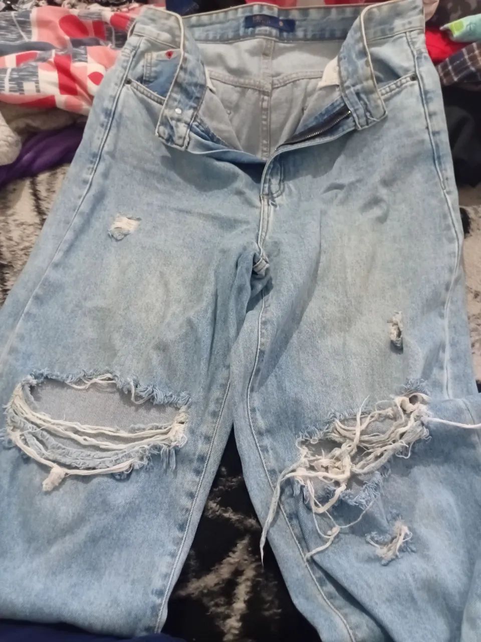 Calça flair azul  - Foto 2