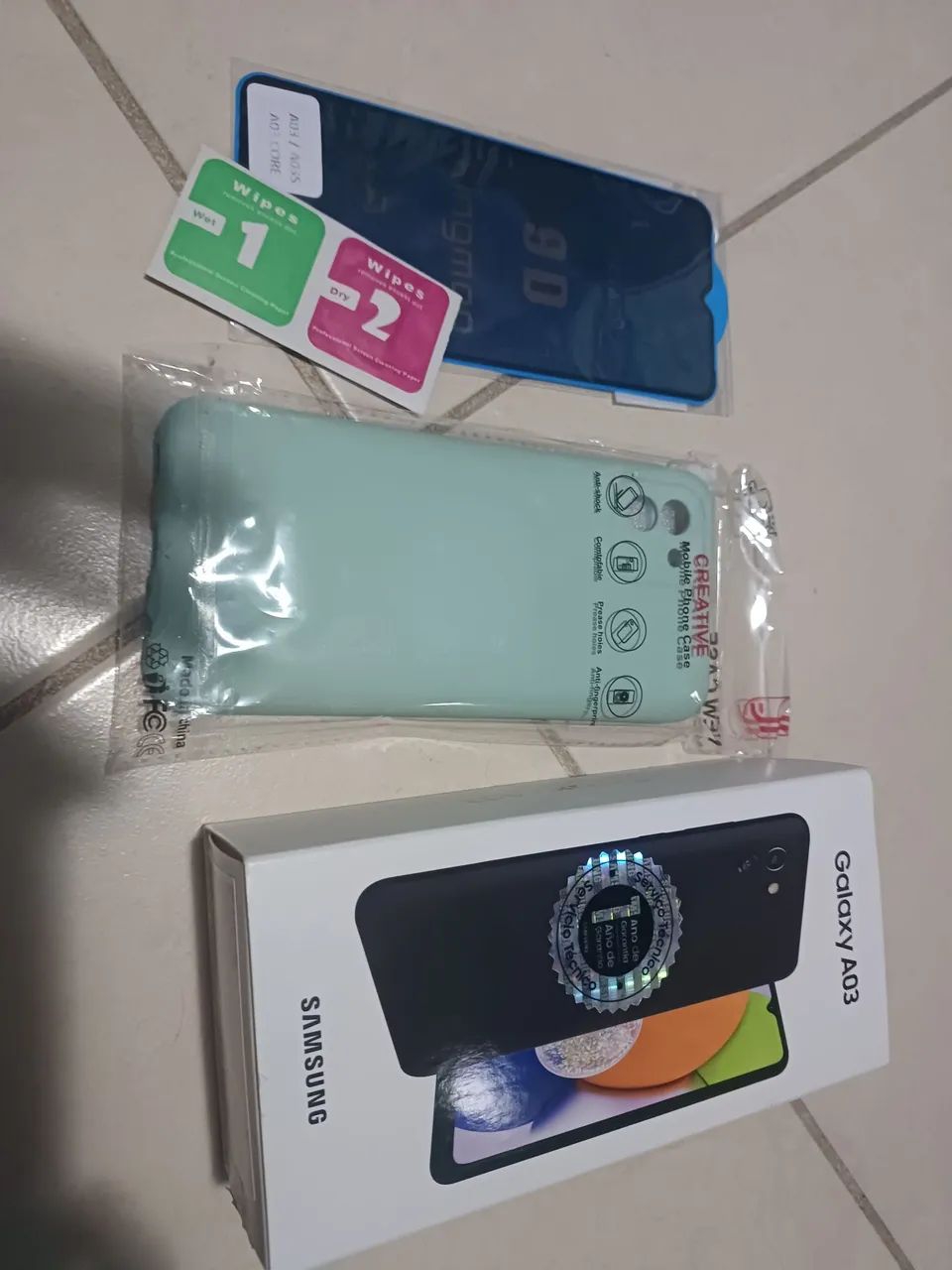 Samsung Galaxy A03 64gb com caixa completa, capa e película - Foto 2