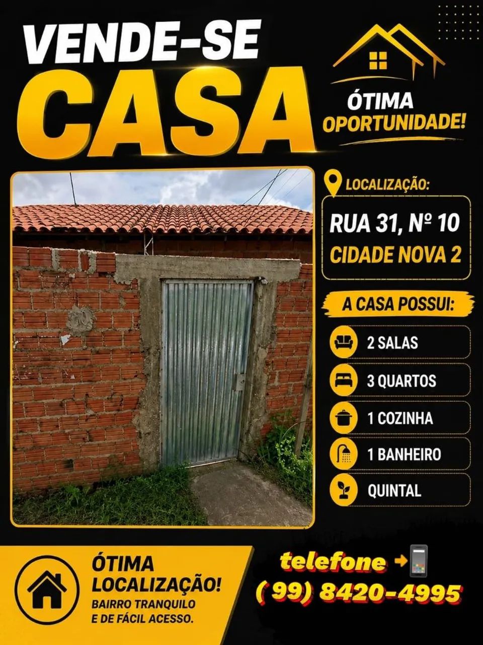 Vende - se Casa 