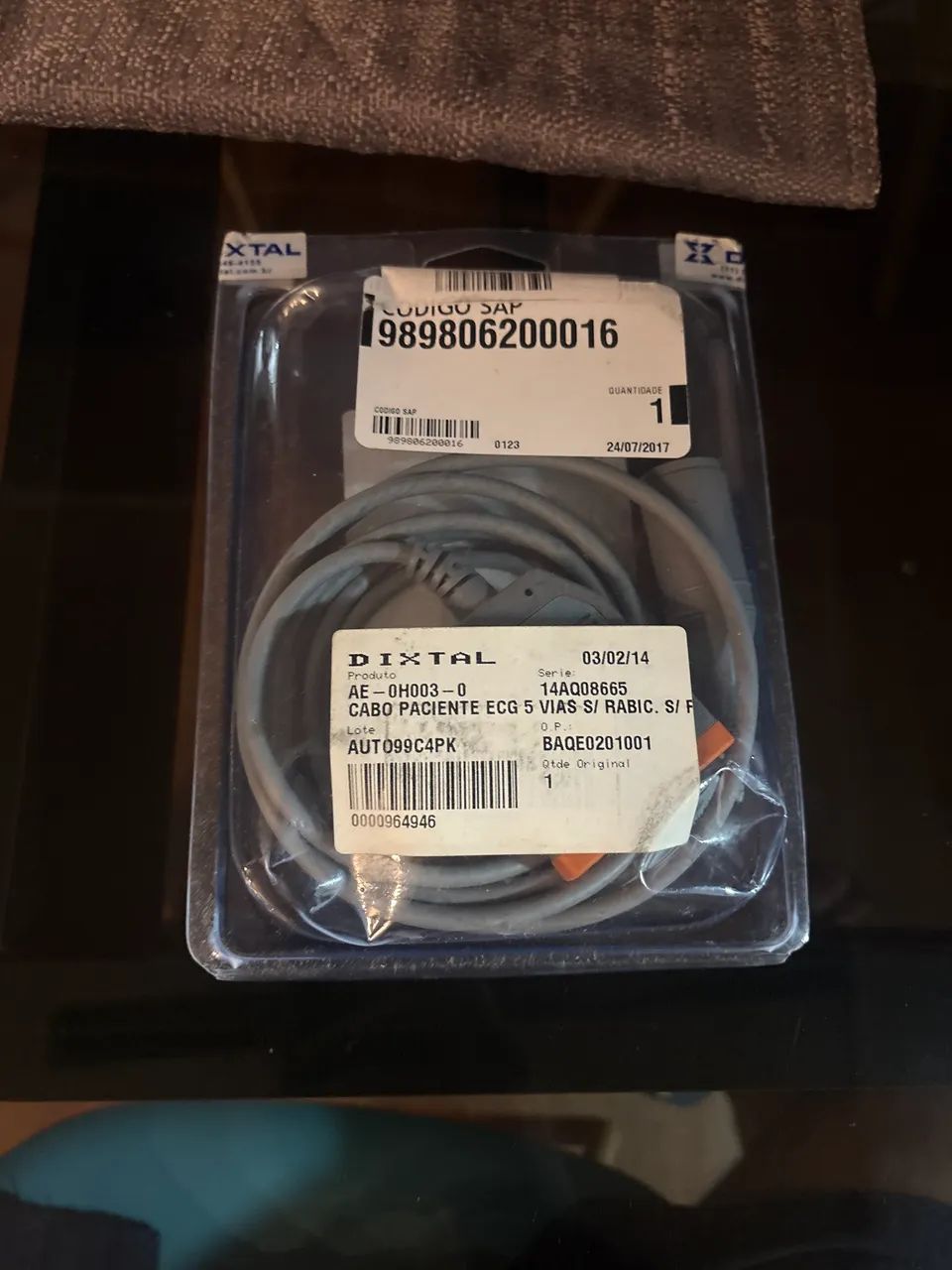 Cabo paciente de ECG 5 vias