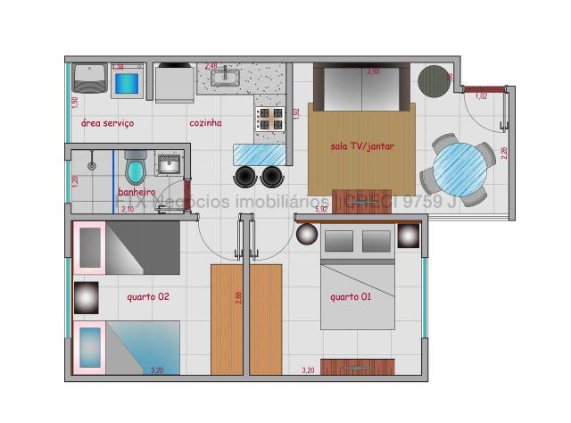 Apartamento à venda, 2 quartos, 1 vaga, vila piratininga - campo grande/ms - Foto 5