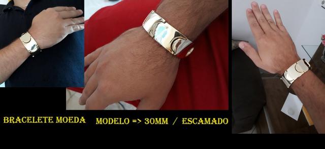 Bracelete de moeda antiga - Foto 5