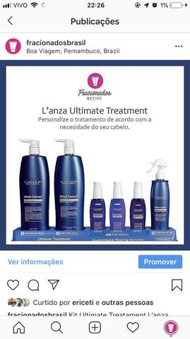 Produtos para cabelo importados e fracionados