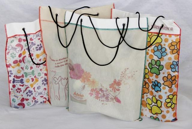 Sacolas de TNT personalizadas em valparaiso - Foto 4