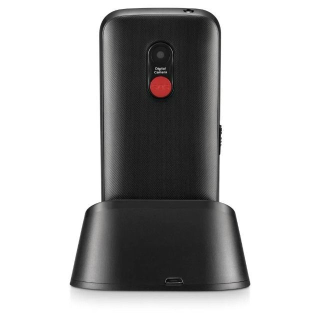 Celular Idoso Com Base Botão SOS Lanterna Dual Chip Bluetooth - Foto 5