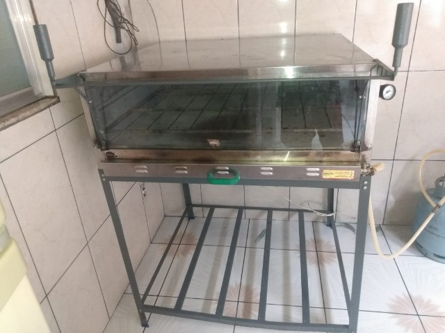 Forno a gás para pizza 95x95 e redes para pizas