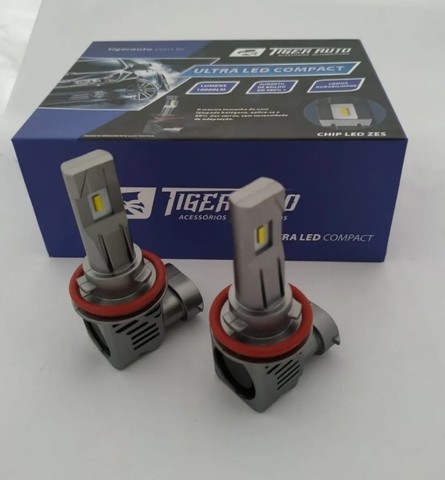 Kit Ultra Led Compact Chip Zes 6000k 4X1 H8/ H9/ H11/ H16 10 Mil Lumens Par