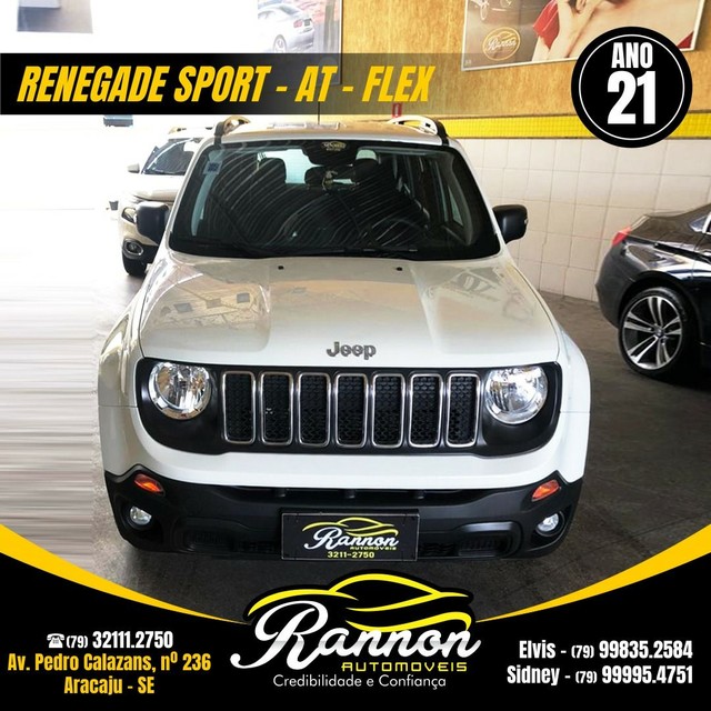JEEP RENEGADE SPORT 1.8 AT 2021/ 11MIL KM RODADOS