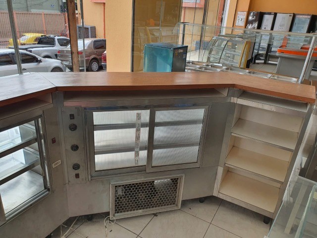 Balcão linha Completa (Caixa, Estufa e Refrigerada) 3,00m x 2,10m - Leia o anúncio - Foto 2