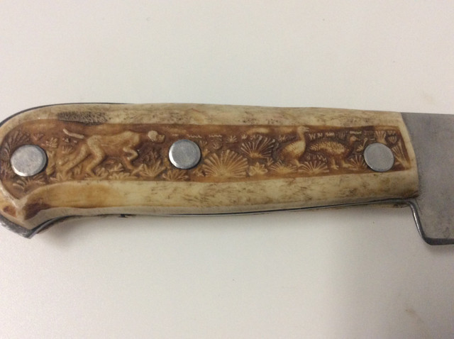 Faca Tramontina antiga pesca - Foto 4