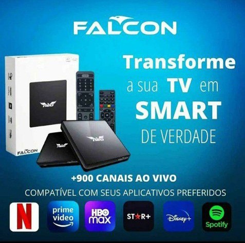 Box Falcon Neo 4K uthd Com garantia