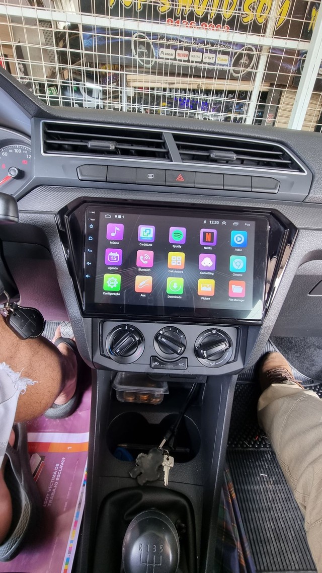 Multimídia Android Volkswagen gol g7 g9 9 polegadas  - Foto 4