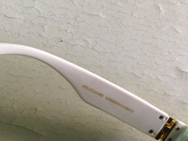 Óculos Louis Vuitton Millionaire Original Branco - Foto 3