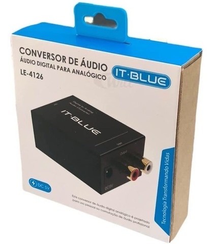 Conversor áudio digital para analógico  IT-BLUE LE-4126   - Foto 4