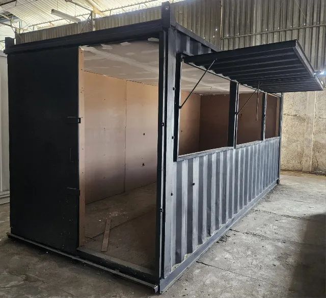 Container Marítimo Lanchonete/Quiosque 20Pés (6x2,40m) - Foto 4