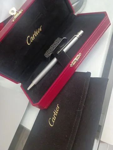 Caneta Cartier Santos e clip de notas Acess rios Jaqueira