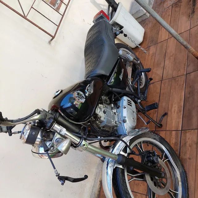 Vendo intruder 125 customizada e com guidão seca suvaco :: PotHix