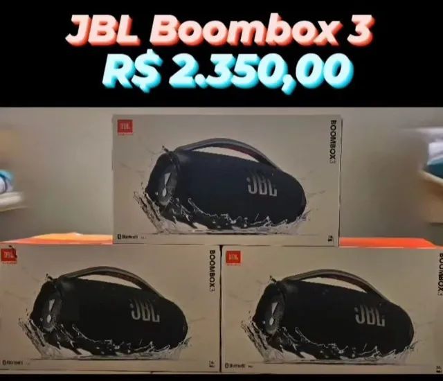 JBL Boombox 3 Nova Lacrada com Nota fiscal 